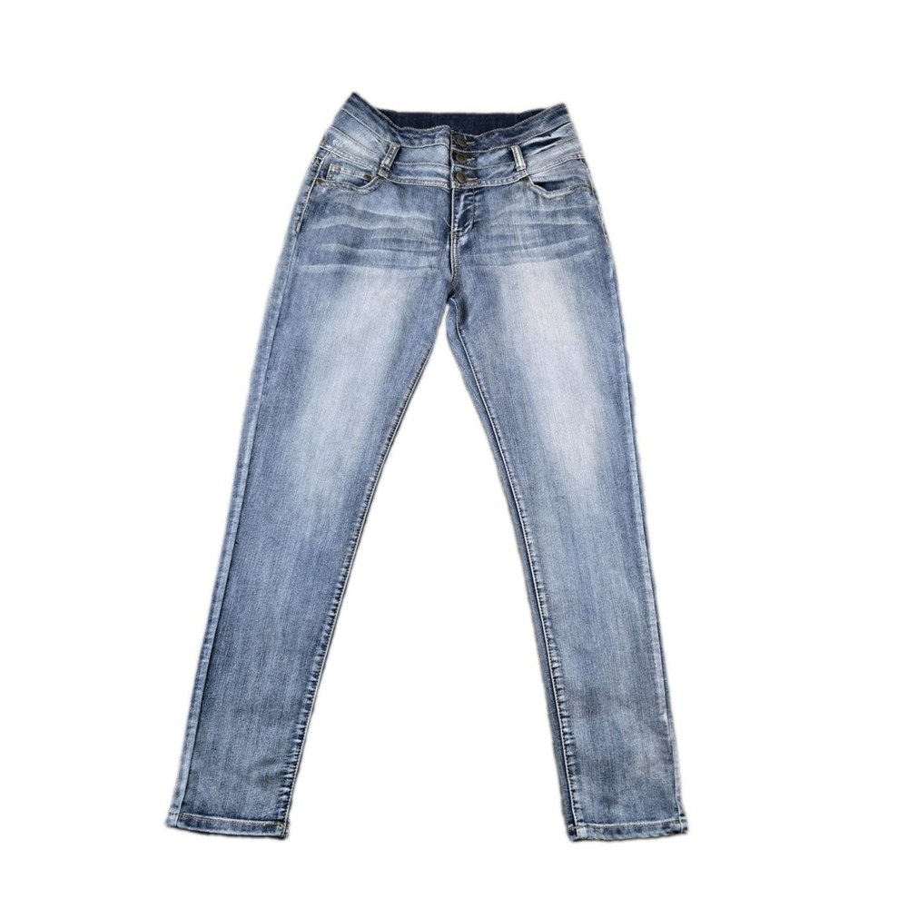 RUE 21 Women's Super Skinny Denim Jeans High Waist Stretch 31" X 30" Size 11/12